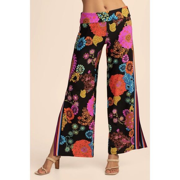 Trina Turk Electric Reef Cover-Up Pants $165 M L NWT Swim Swimsuit - Picture 1 of 4
